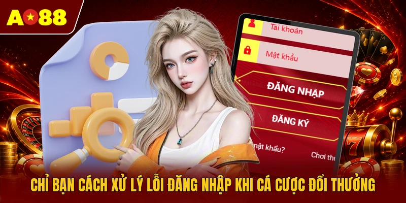 Chỉ bạn cách xử lý lỗi đăng nhập khi cá cược đổi thưởng