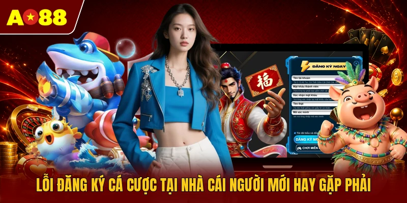 Lỗi đăng ký cá cược tại nhà cái người mới hay gặp phải