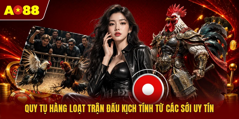 Quy tụ hàng loạt trận đấu kịch tính từ các sới uy tín
