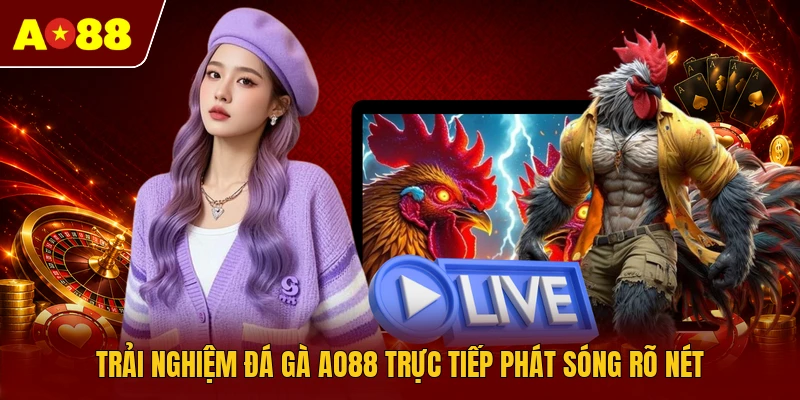 Trải nghiệm đá gà AO88 trực tiếp phát sóng rõ nét